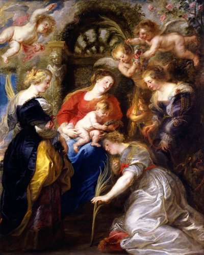 Incoronazione di Santa Caterina da Peter Paul Rubens